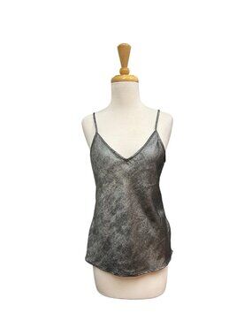 Brochu Walker Silver Metallic Ryen Tank Top Size S Small Camisole